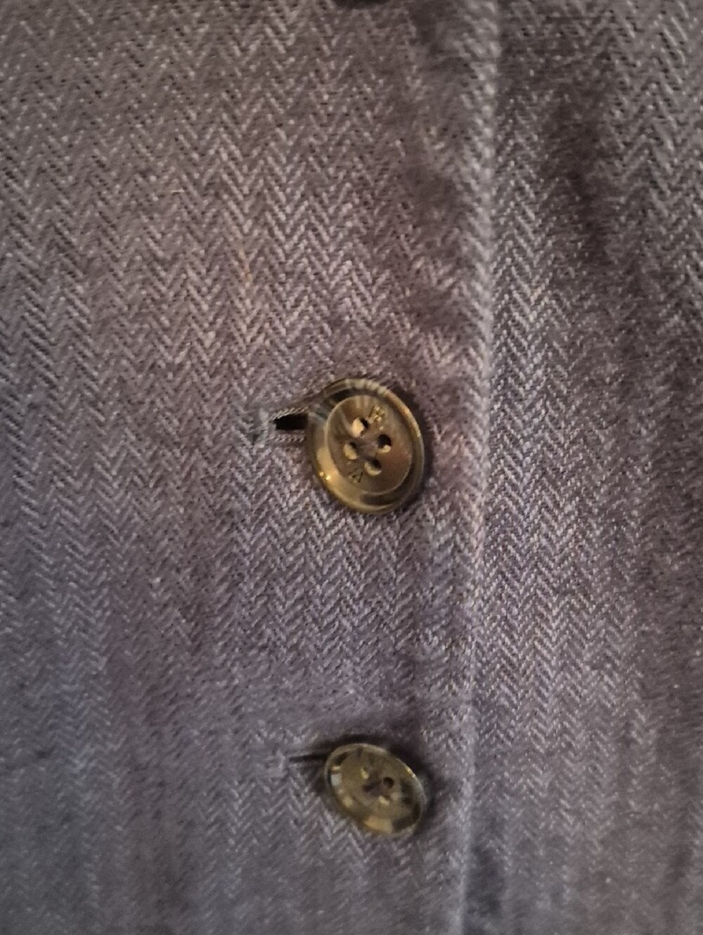 Banana Republic Linen Blend Tailored Sleeveless Button-Front Vest in  Blue - Picture 4 of 6